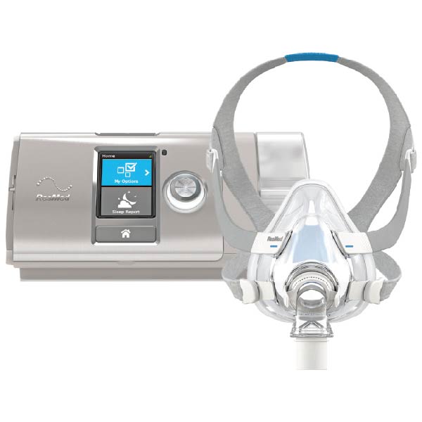 ResMed AirCurve™ 10 VAuto CPAP Package with AirFit™ F20 Full Mask