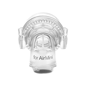 ResMed AirMini™ Travel CPAP Connector for AirFit™/AirTouch™ F20 and F30 Full Masks front view