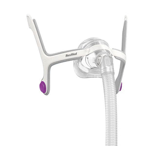 ResMed AirTouch™ N20 Memory Foam Nasal CPAP Mask Frame & Cushion for Her Side View